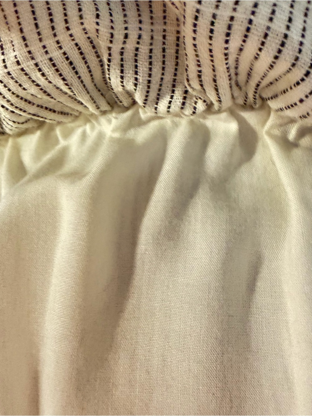 NWT ILLA ILLA Striped Bubble Hem Mini Dress - Sz. S. Effortless Boho - Picture 9 of 9